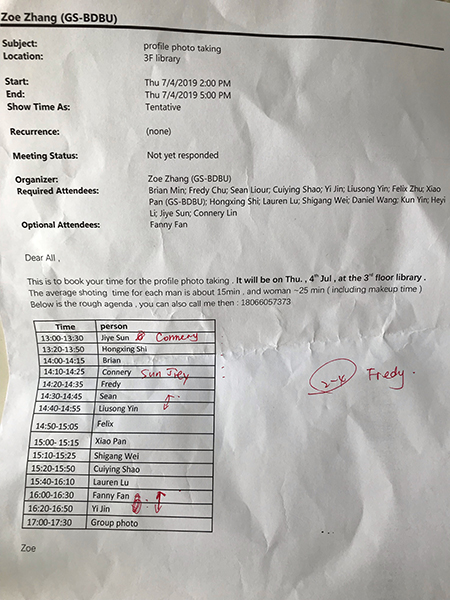 上市公司 金斯瑞生物科技 企业员工商务形象照摄影花絮-南京形象照摄影-南京形象照摄影-如一商业摄影(图3)